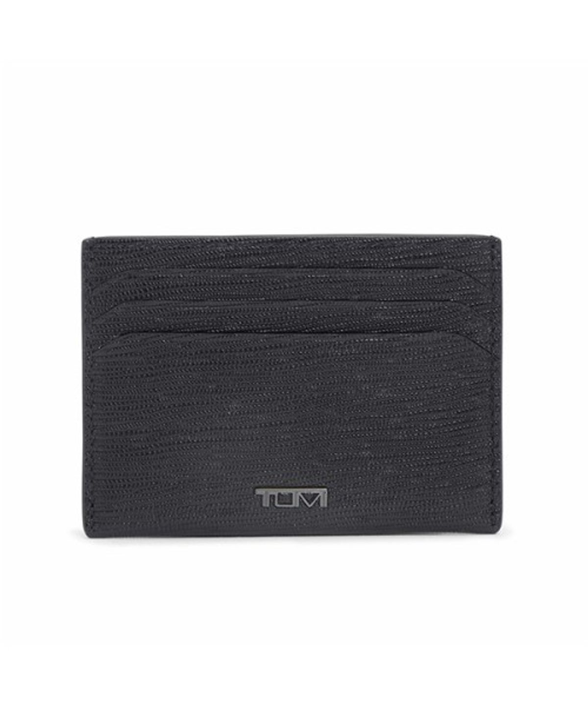 투미(TUMI) 나소 NASSAU 6 크레딧 카드 슬림 카드 케이스 블랙 엠보_01262219DEM