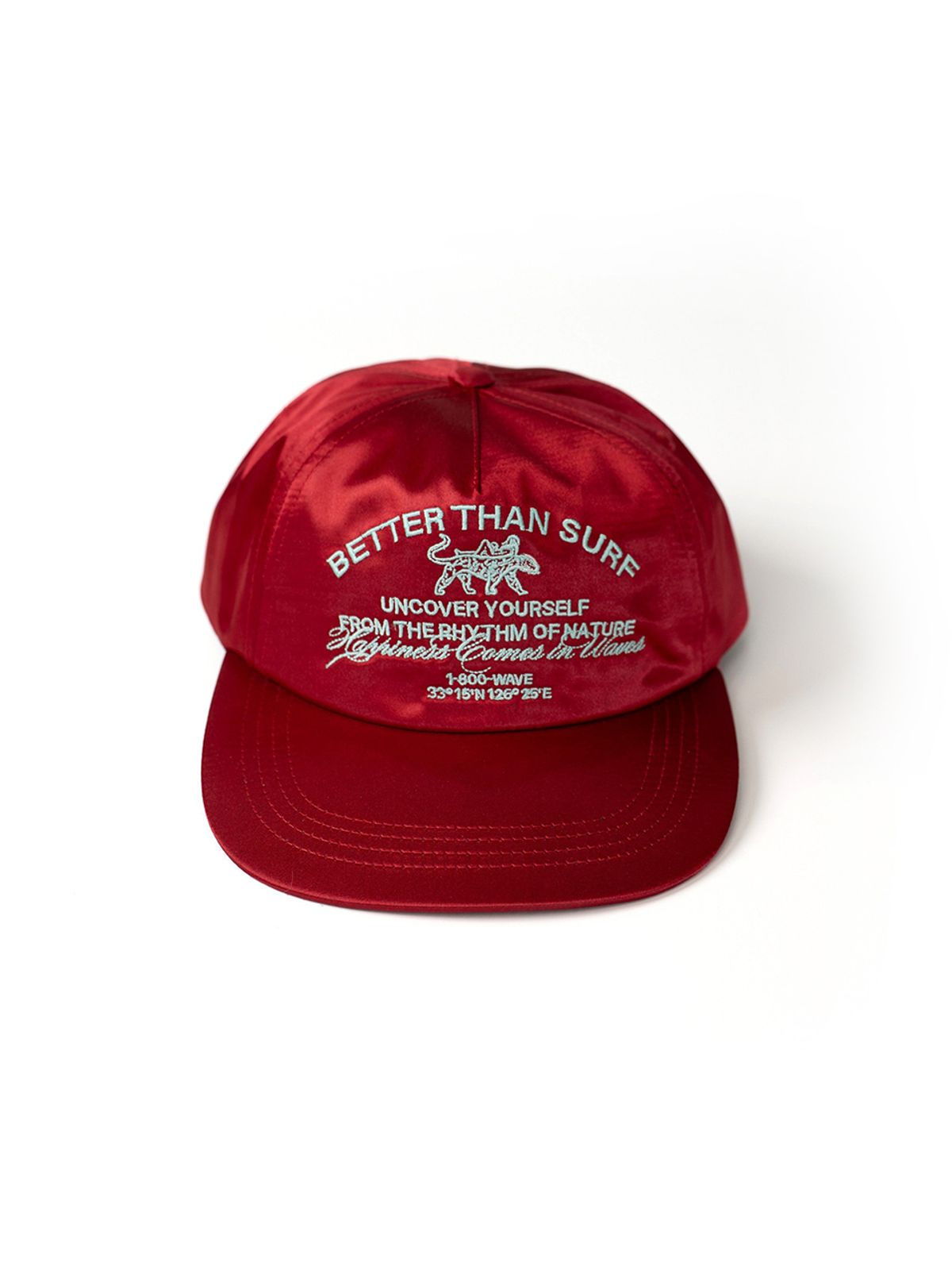 배러댄서프(BETTER THAN SURF) EUPHORIA SATIN CAP - RED