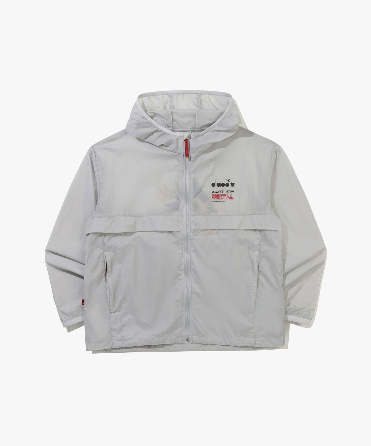 디아도라(diadora) 아톰 우븐 자켓 LIGHT GREY