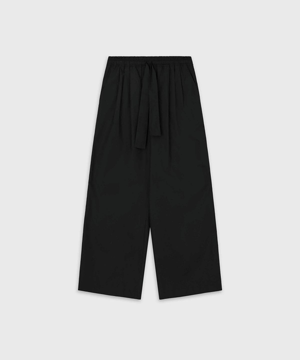 더룸(THELOOM) COTTON BANDING PANTS_BLACK