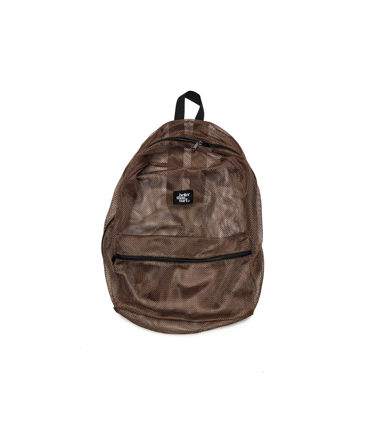 배러댄서프(BETTER THAN SURF) MESH BACKPACK - BROWN
