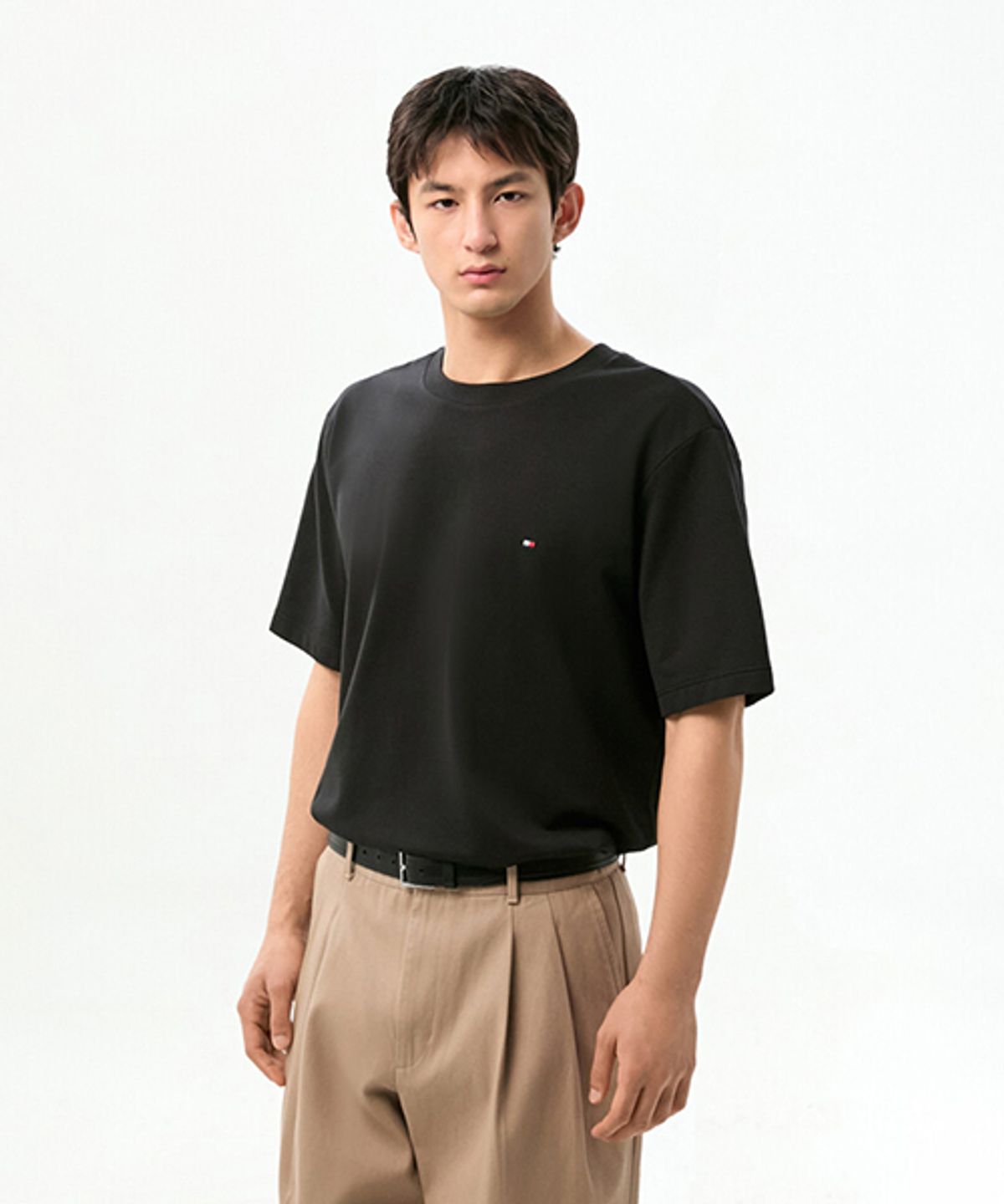 타미힐피거(TOMMY HILFIGER) 릴렉스 핏 테리 티셔츠 (T12G1TPO130MT2BDS)