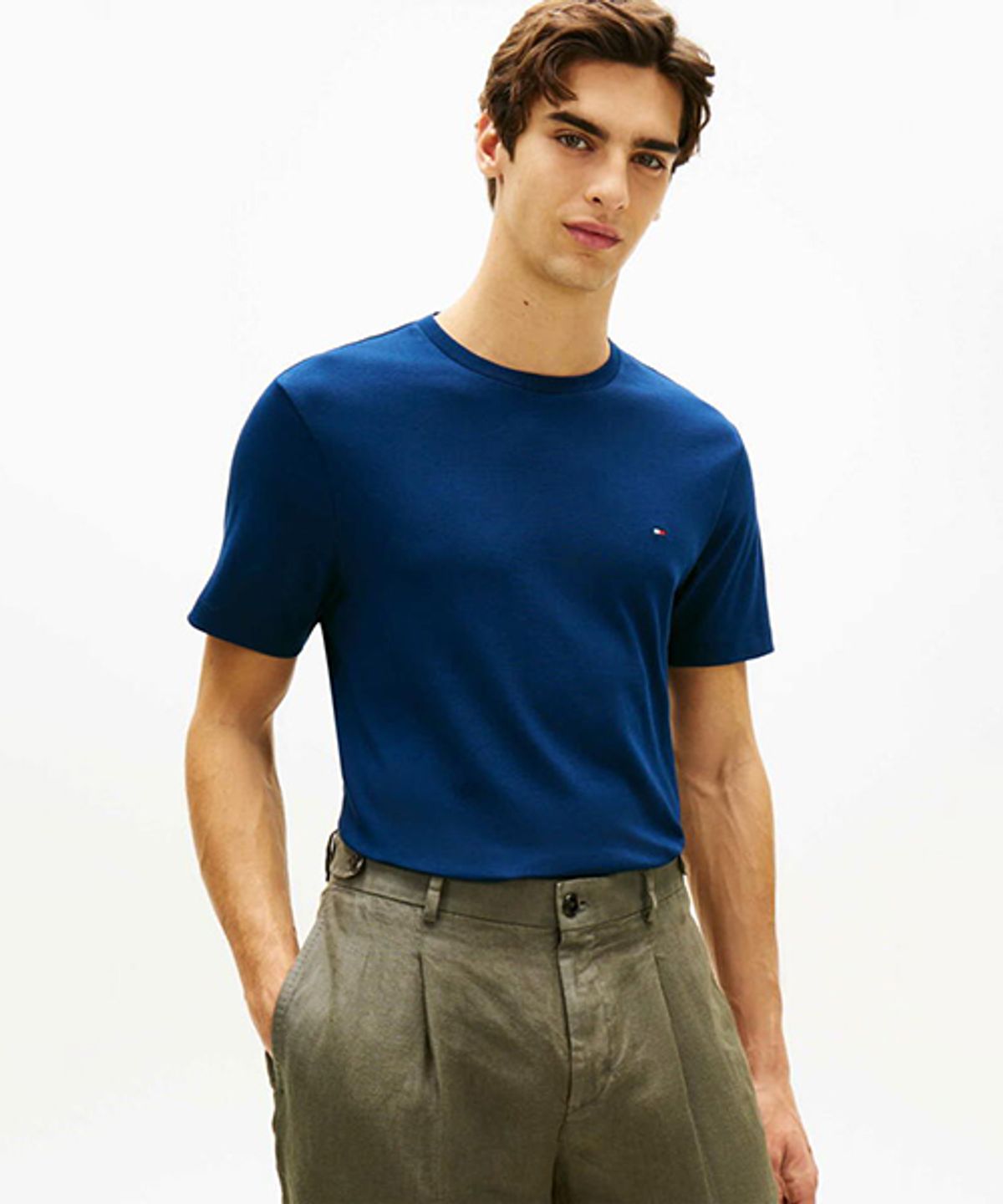 타미힐피거(TOMMY HILFIGER) 라이트 인터록 티셔츠 (T12G1TPO150MT1DCC)