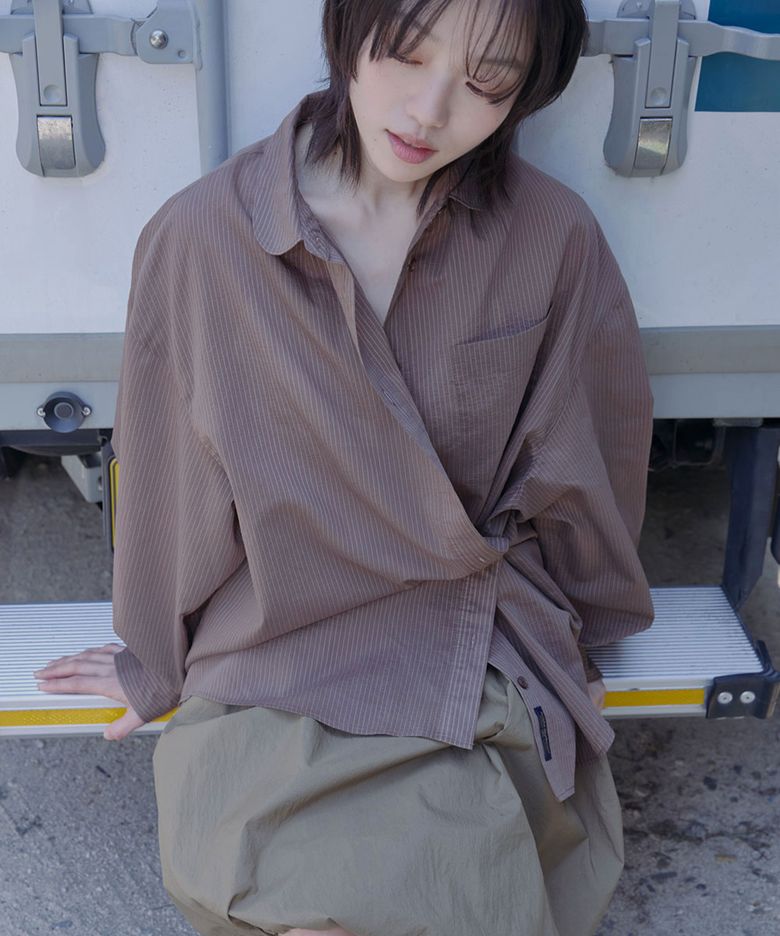 OVERFIT STRIPE SHIRT - 4 colors