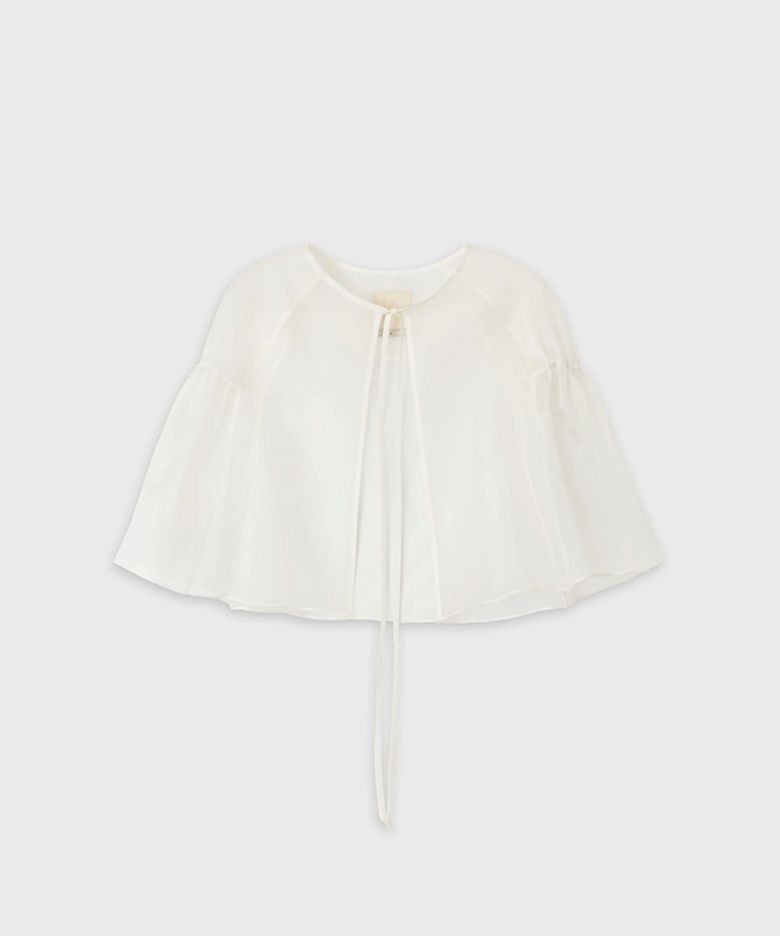 SILK CAPE_WHITE