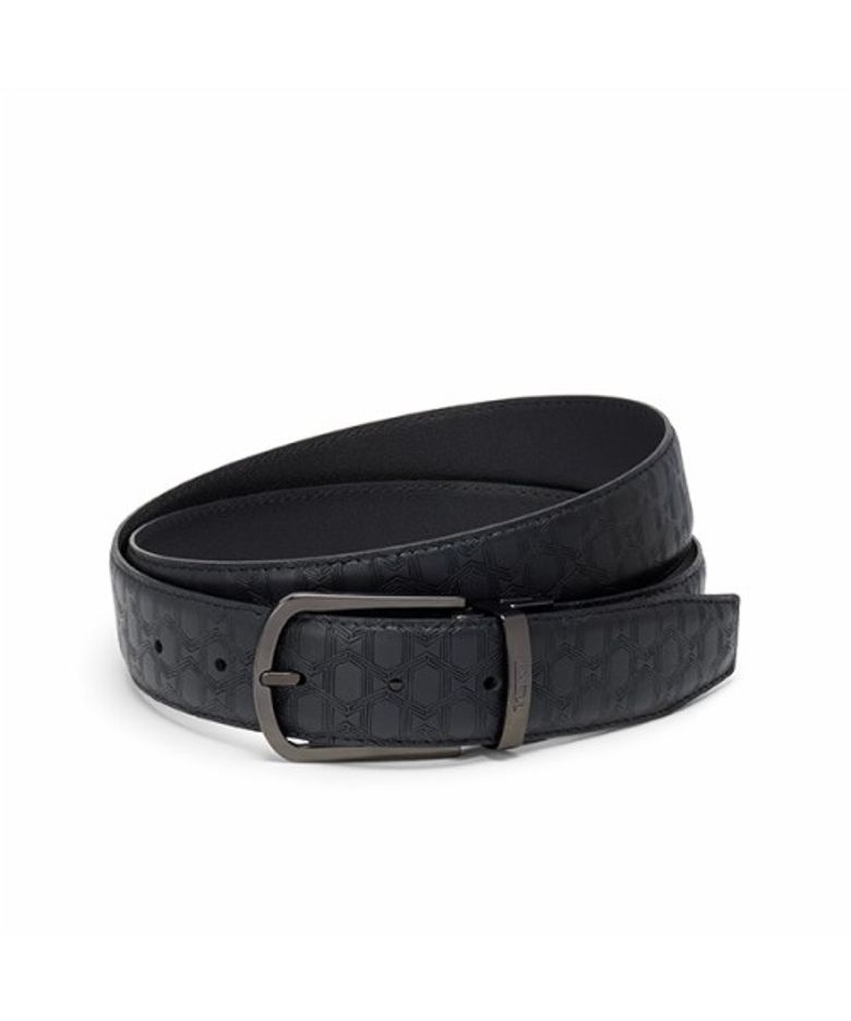 BELTS T-엠보 리버시블 원사이즈 벨트 35mm 44 블랙 텍스처 모노그램_0165922TXTMD44