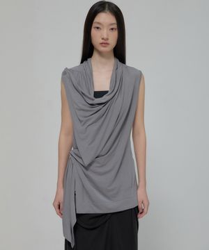 Raya Snap Cardigan (FL-120_Gray)