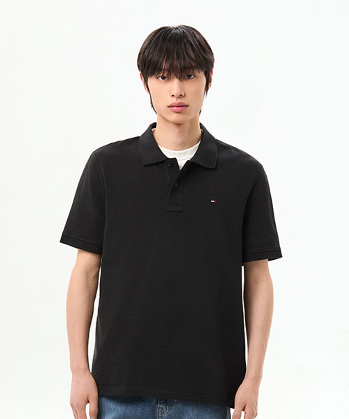 타미진스(TOMMY JEANS) 캐주얼 쿨 에센셜 폴로 셔츠 (T32G1TKT01TMT2BDS)