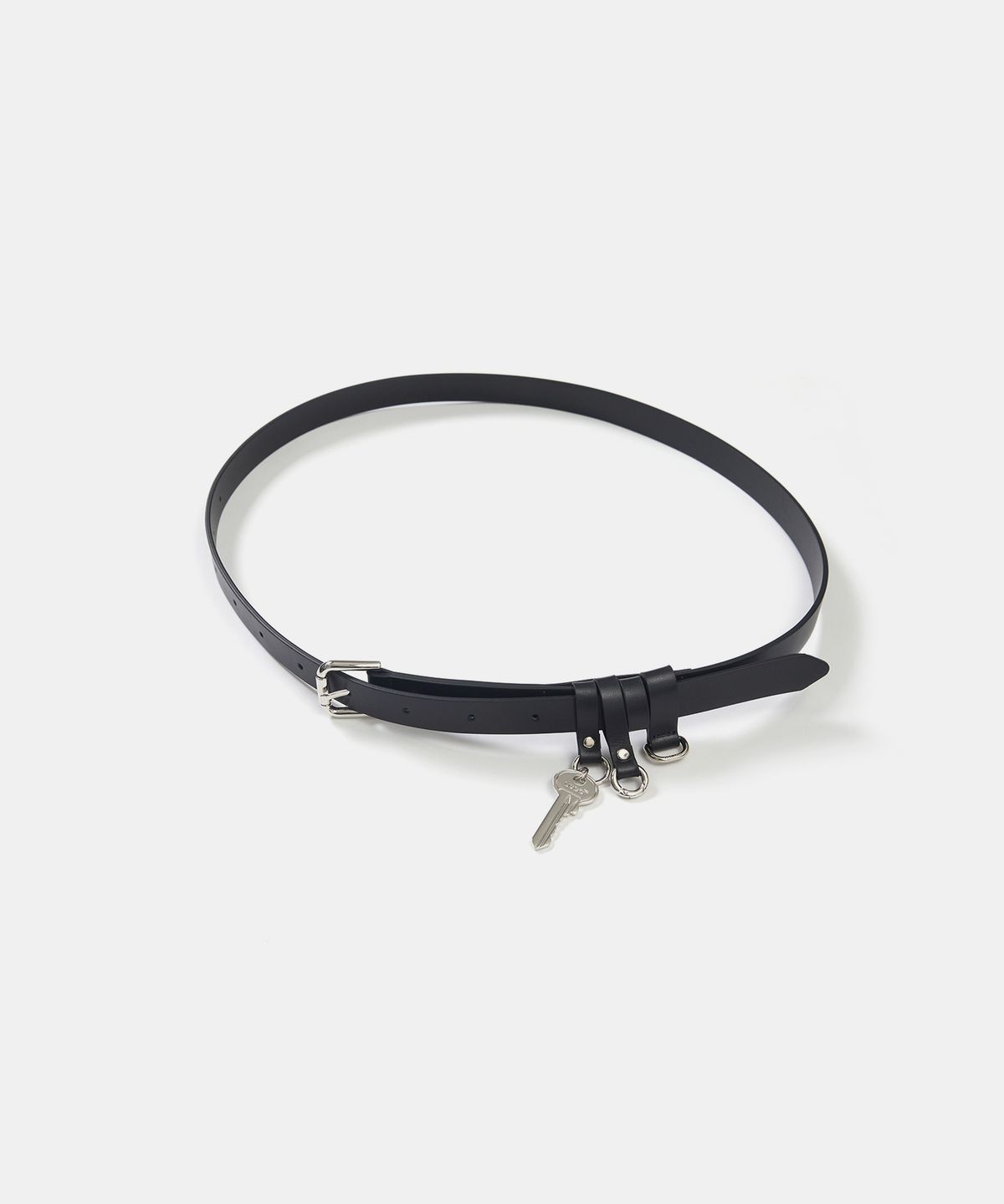 엘씨디씨티엠(LCDC™) KEY CHARM LEATHER BELT (BLACK)