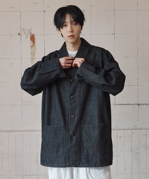 헤리티지 데님 워커 자켓 블랙