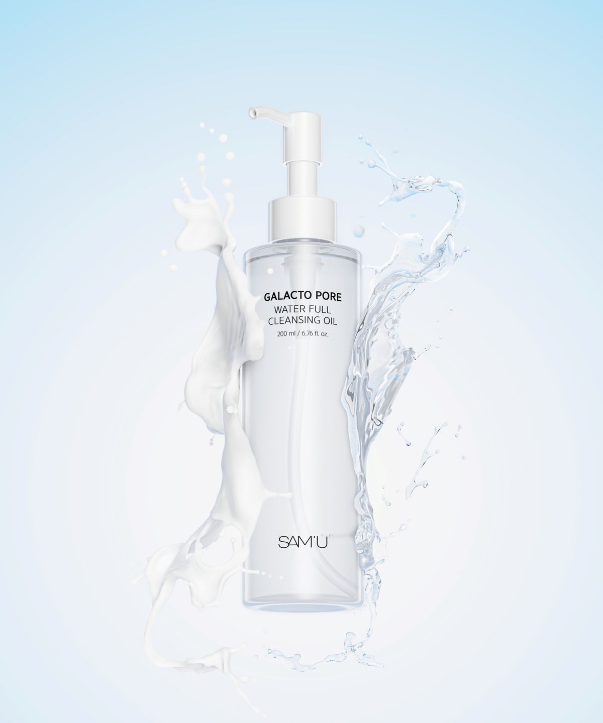 쌔뮤(SAMU) 갈락토 포어 워터 풀 클렌징 오일 200ml
