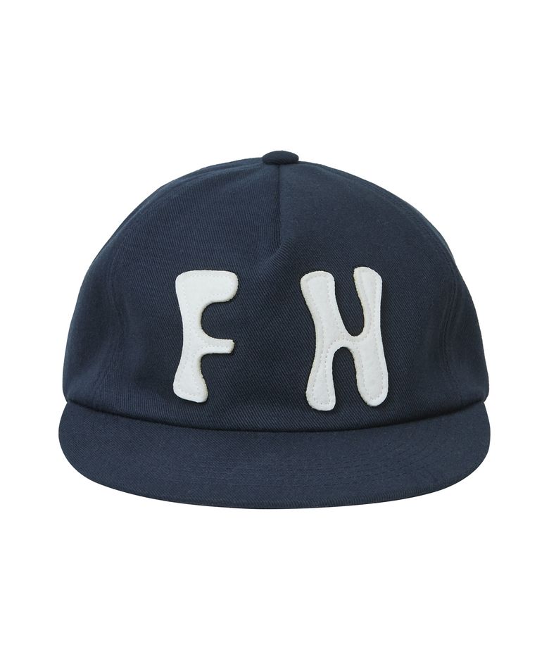 FN 아플리케 5패널 캡 네이비
