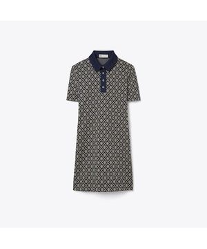 티 모노그램 나일론 폴로 드레스 - 토리 네이비 티 모노그램 스몰 스포츠