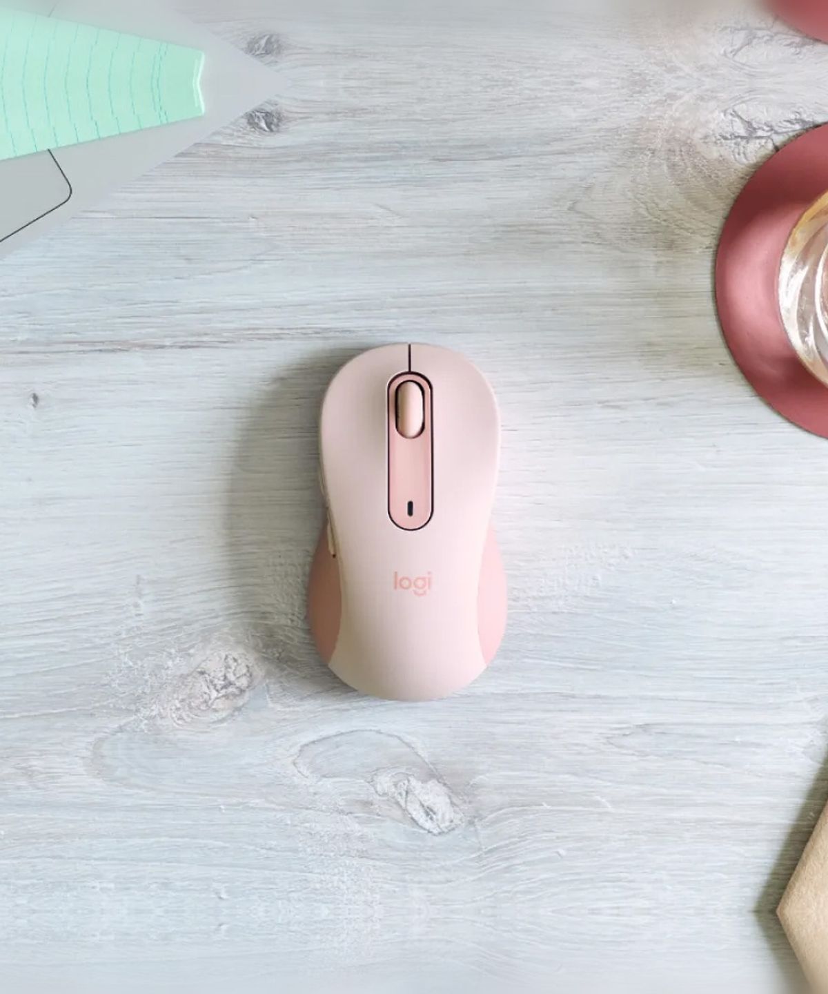 로지텍(LOGITECH) 로지텍코리아 공식 시그니처 M650 무소음 무선 마우스 M 핑크