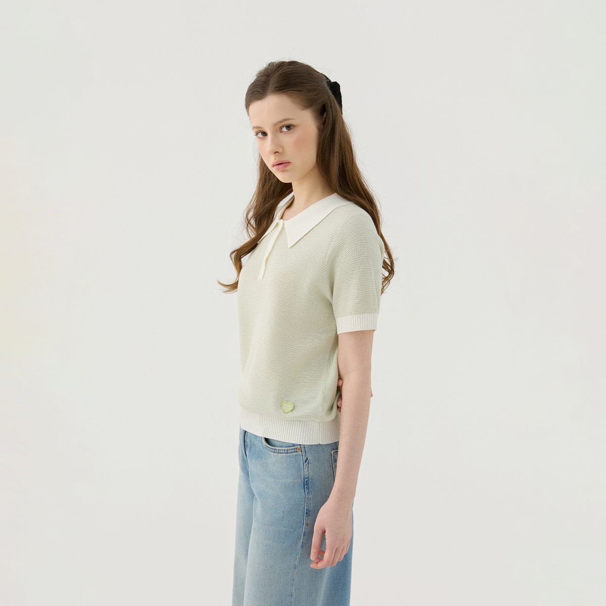마틴골프(MARTINE GOLF) Atelier Collar Knit Pullover_MINT