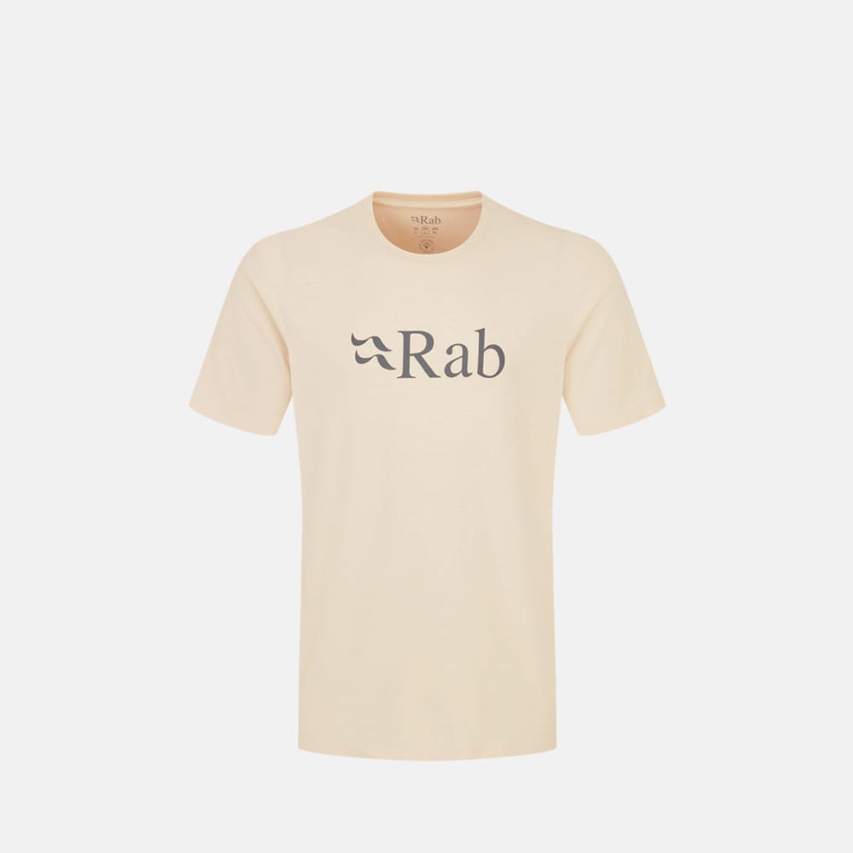랩(RAB) 스탠스 로고 티 Ecru
