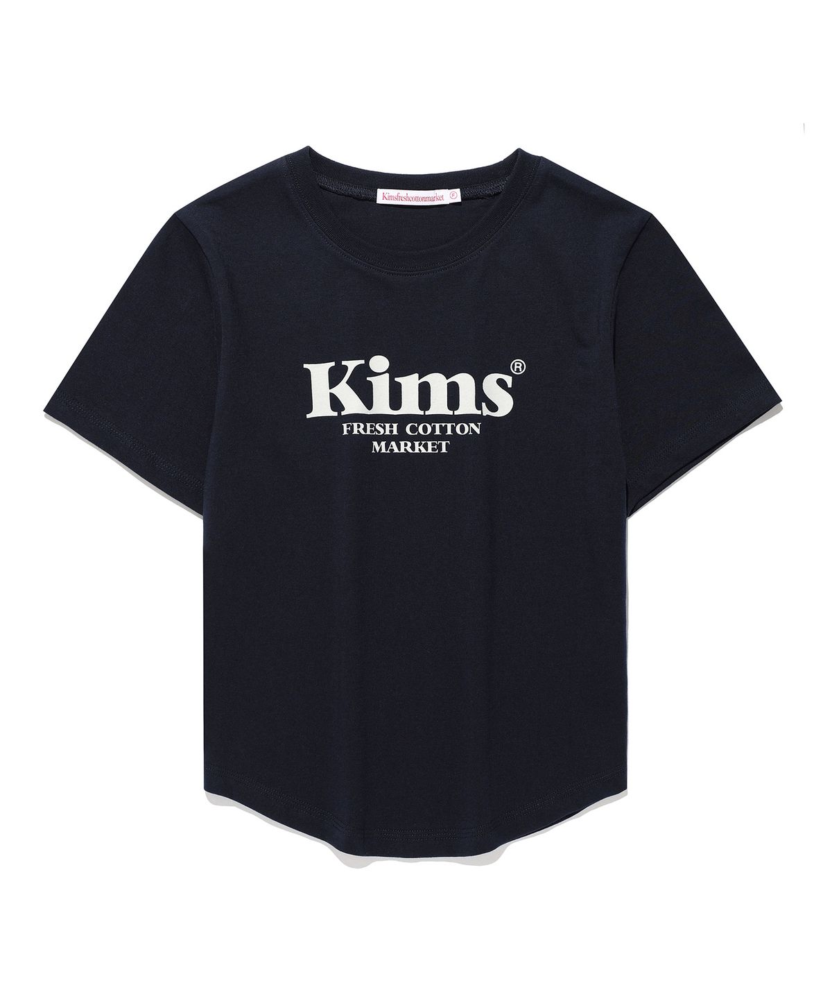 킴스 프레시 코튼 마켓(KIMS FRESH COTTON MARKET) 킴스 밤 로고 티셔츠 네이비