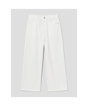 엔트리 와이드 경량데님  화이트