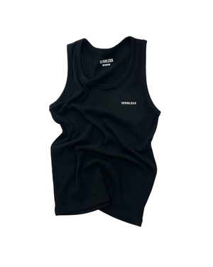 베이직 골지 퍼포먼스 슬리브리스 (블랙)