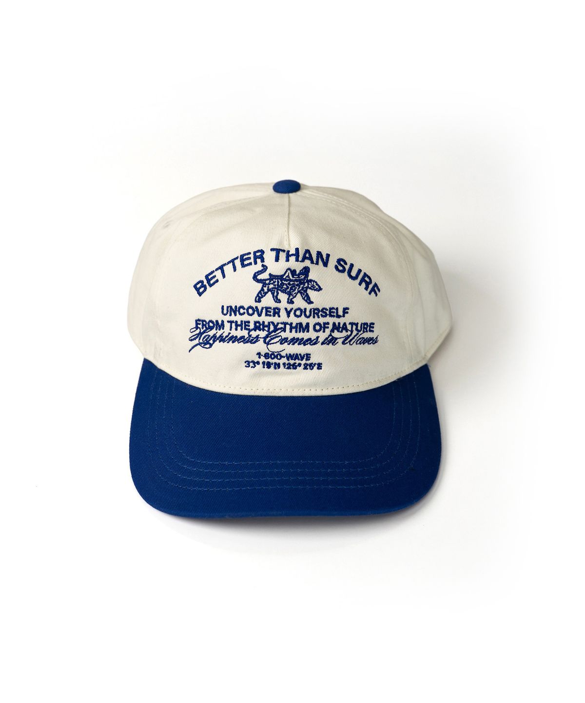 배러댄서프(BETTER THAN SURF) EUPHORIA COTTON CAP - WHITE