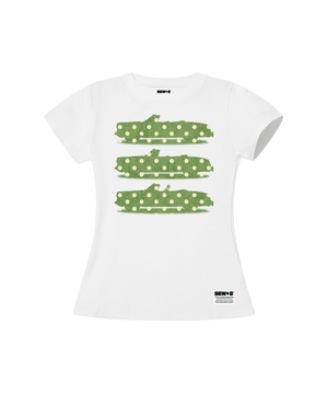 moss 세미크롭 반팔티 [화이트]