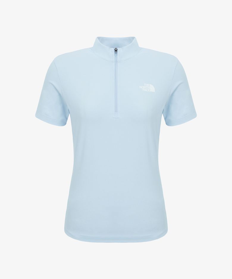 NT7KS30C 여성 아이스 플렉스 반팔 집티 LIGHT BLUE