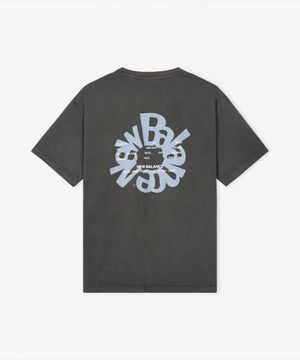 NBNEG2A083 / UNI Archive Pace Circle 반팔티 (CHARCOAL)