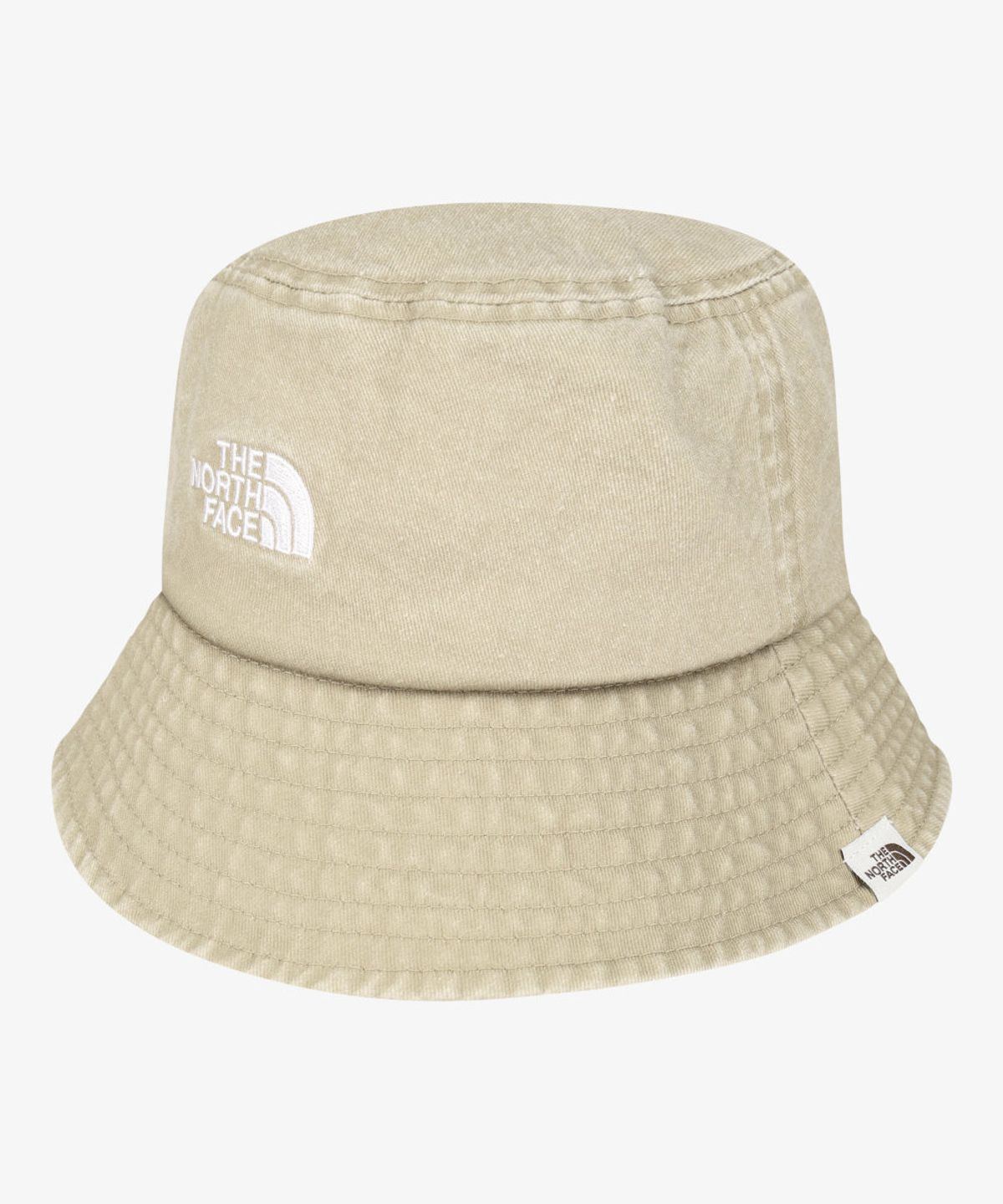 노스페이스(THE NORTH FACE) NE3HS00M 화이트라벨 로고 버킷 햇 BEIGE