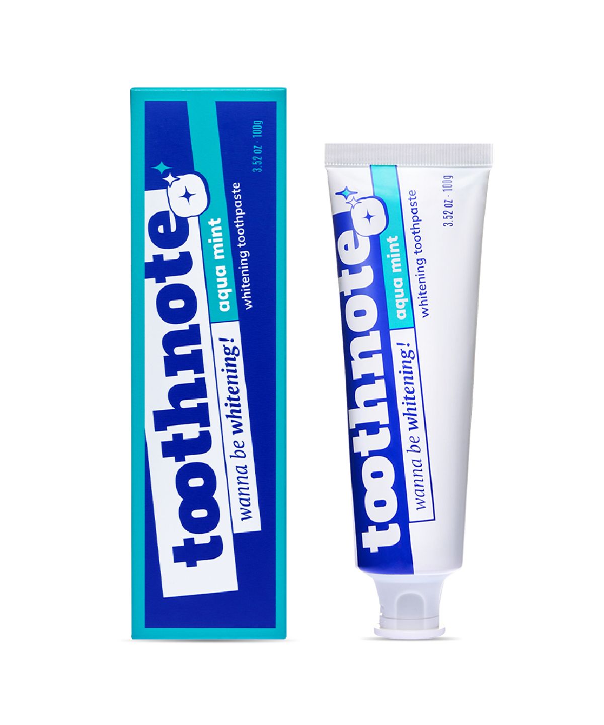 투스노트(TOOTHNOTE) 미백치약 아쿠아민트 100g