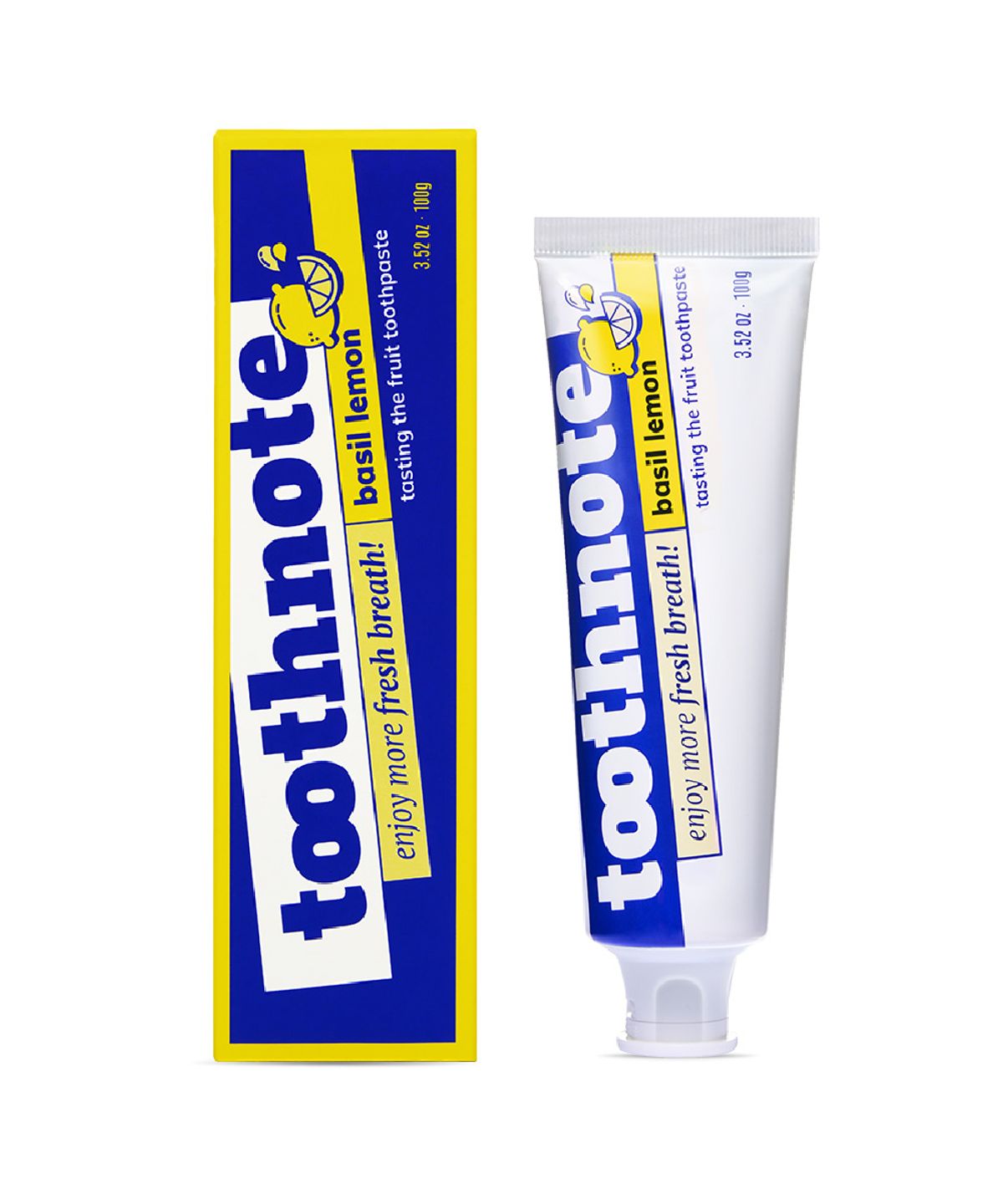 투스노트(TOOTHNOTE) 수분치약 바질레몬향 100g