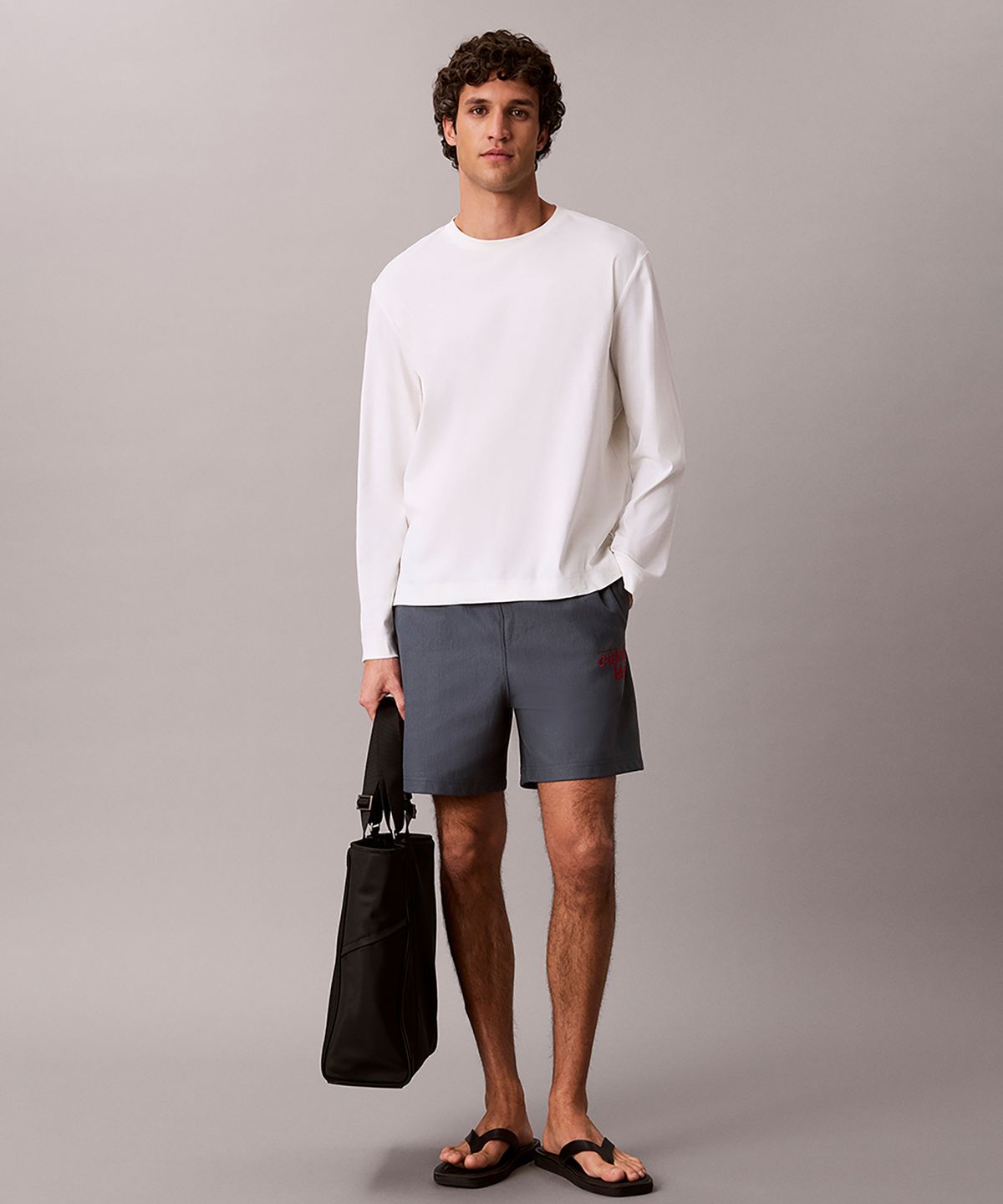 캘빈클라인 진(CALVIN KLEIN JEANS) 프리미엄 테리 그래픽 쇼츠 4LG218G CEG