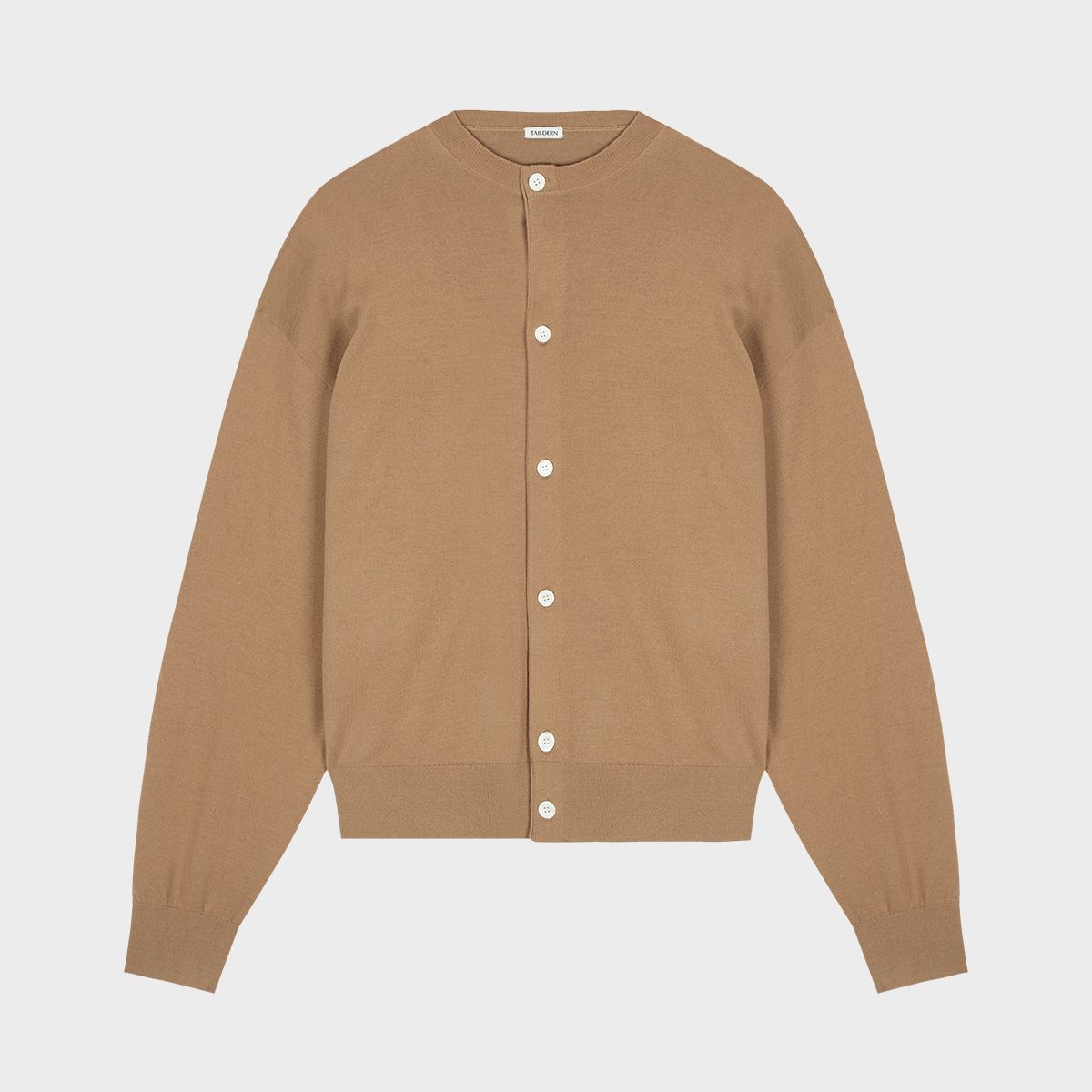 테일던(TAILDERN) High guage Summer wool Cardigan Beige