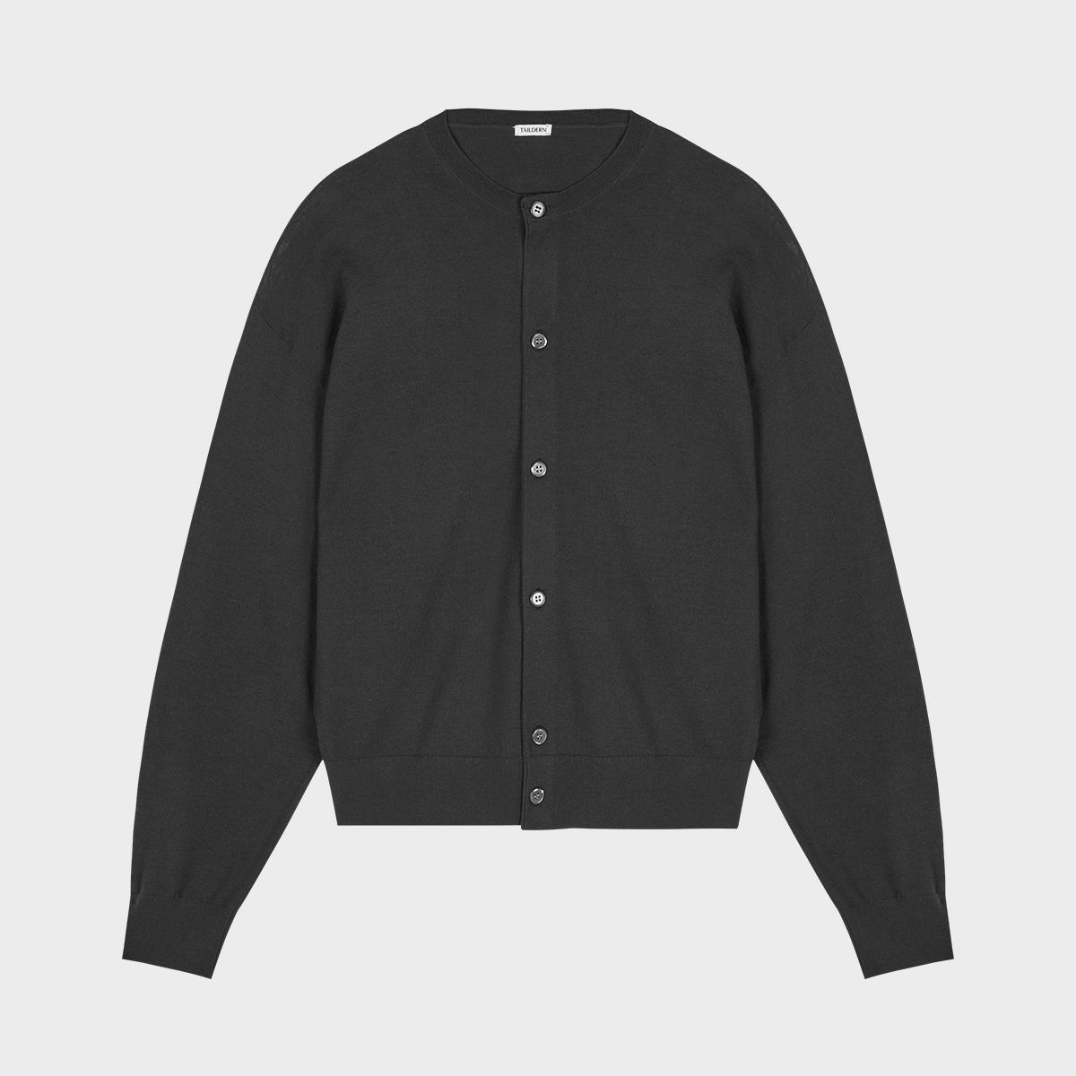 테일던(TAILDERN) High guage Summer wool Cardigan Grey