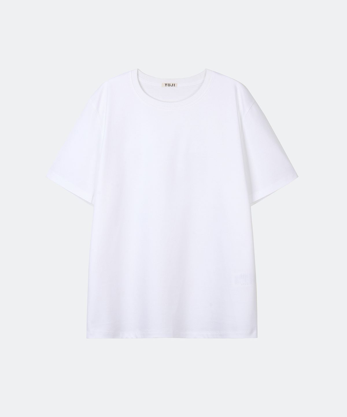 유지(YUJI) SLIM FIT T-SHIRT WHITE