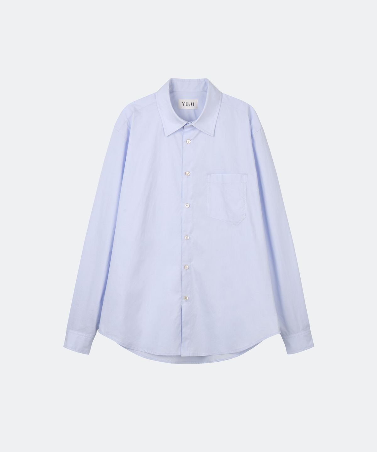 유지(YUJI) STANDARD MONO SHIRT SKYBLUE