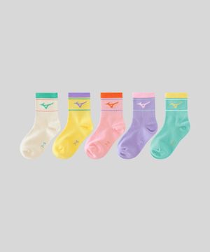 주니어 더블 링글 중목 5족 핑크믹스