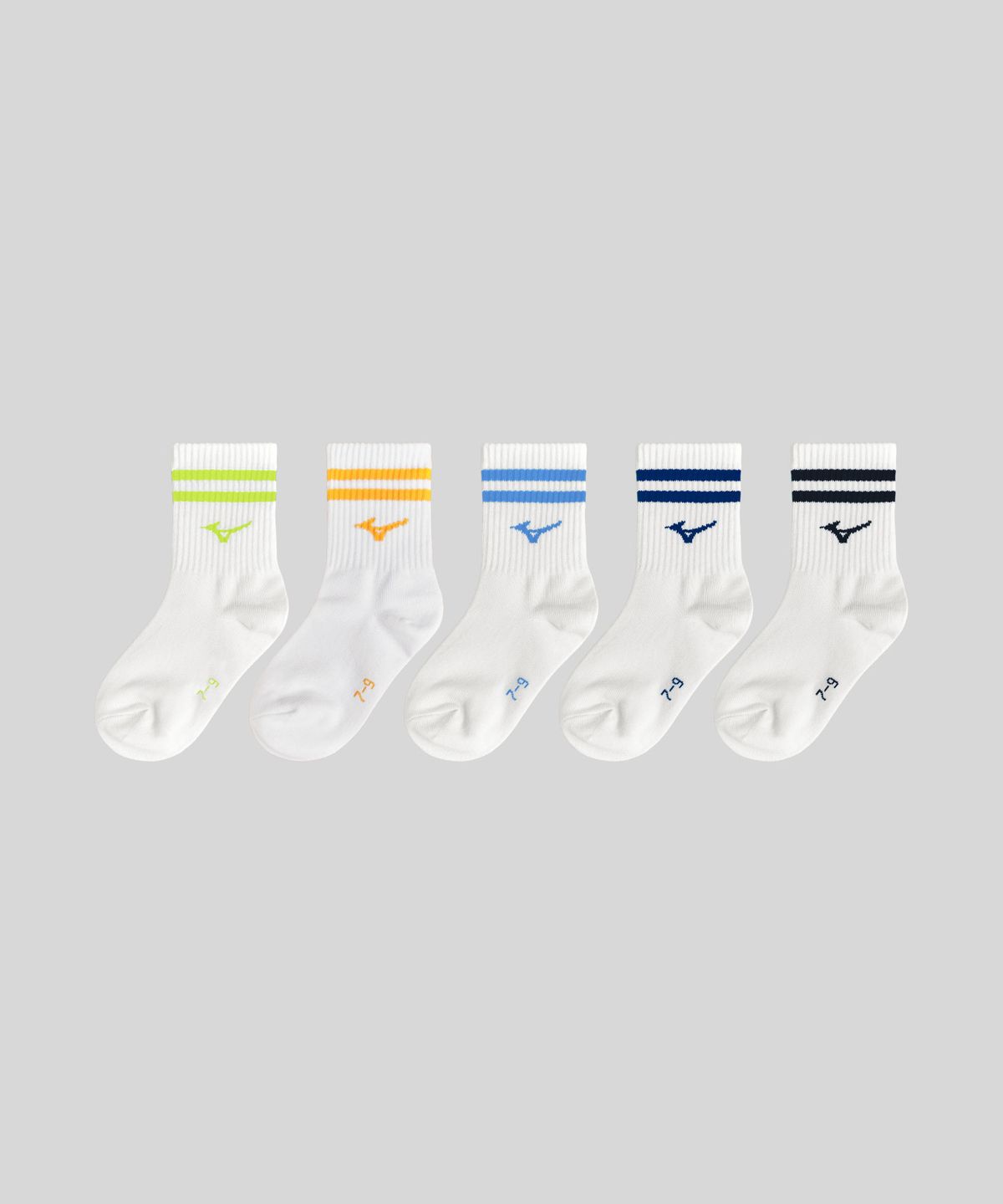 미즈노 주니어(MIZUNO JUNIOR) 주니어 컬러 링글 중목 5족 컬러믹스