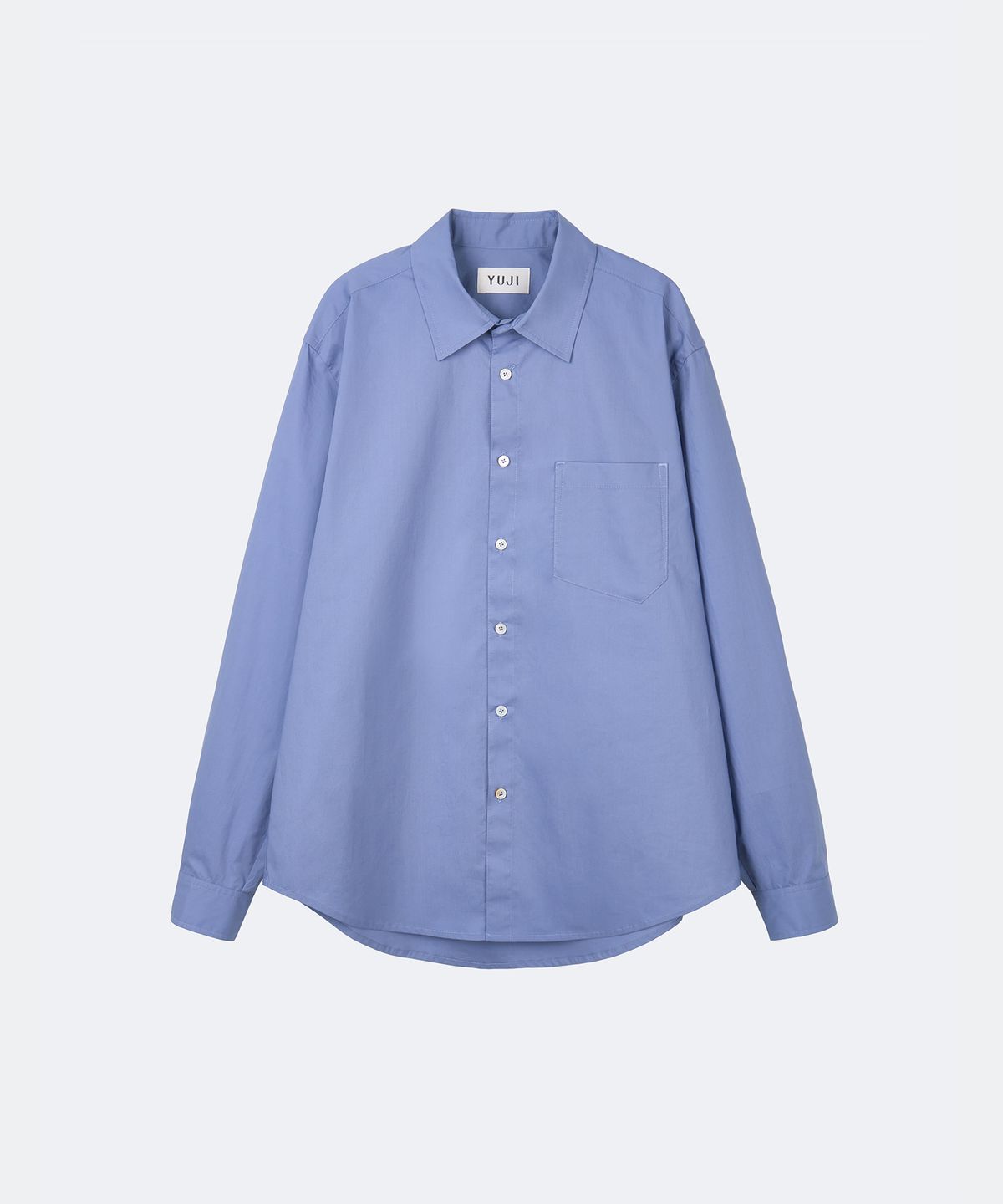 유지(YUJI) STANDARD MONO SHIRT BLUE