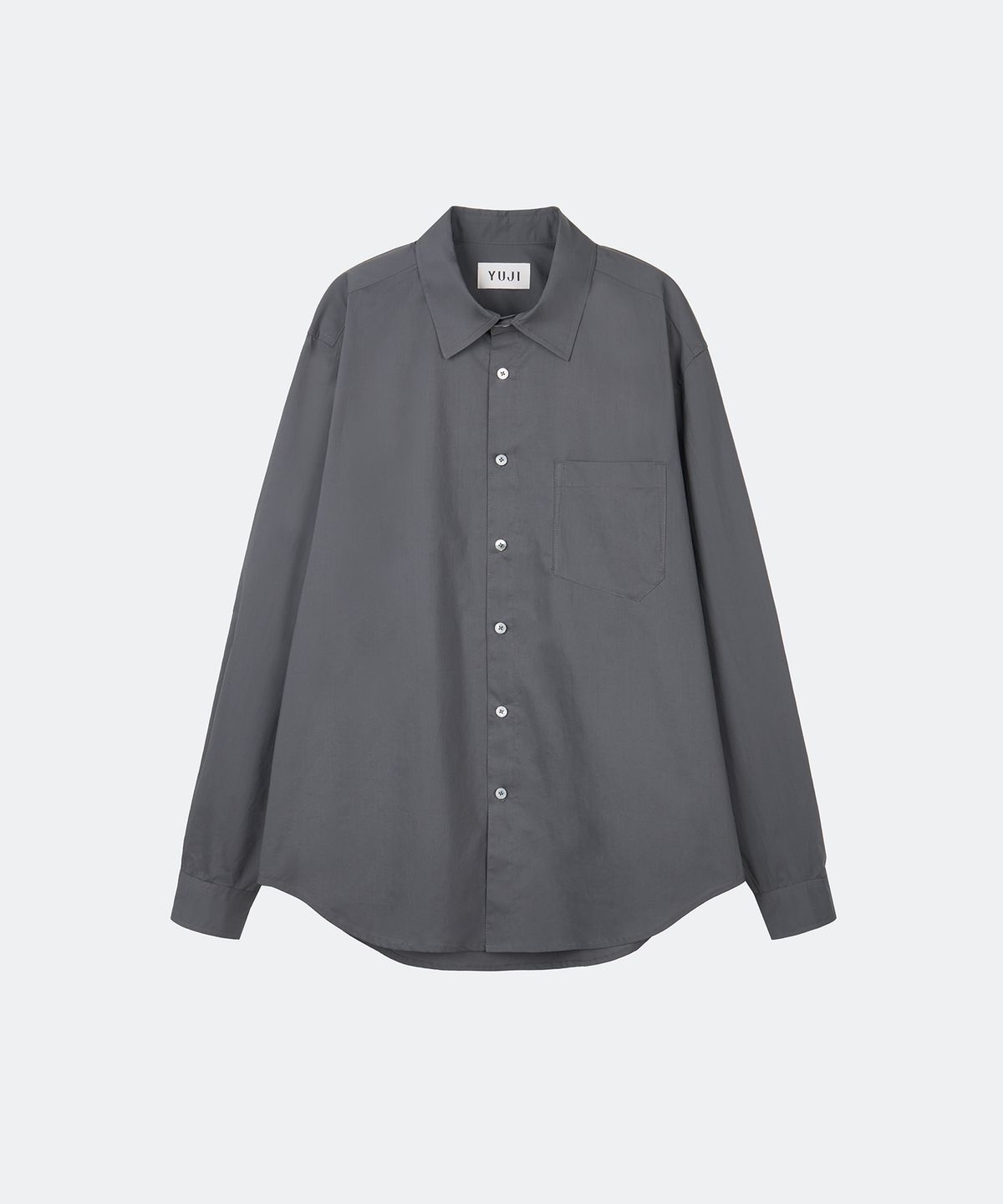 유지(YUJI) STANDARD MONO SHIRT CHARCOAL
