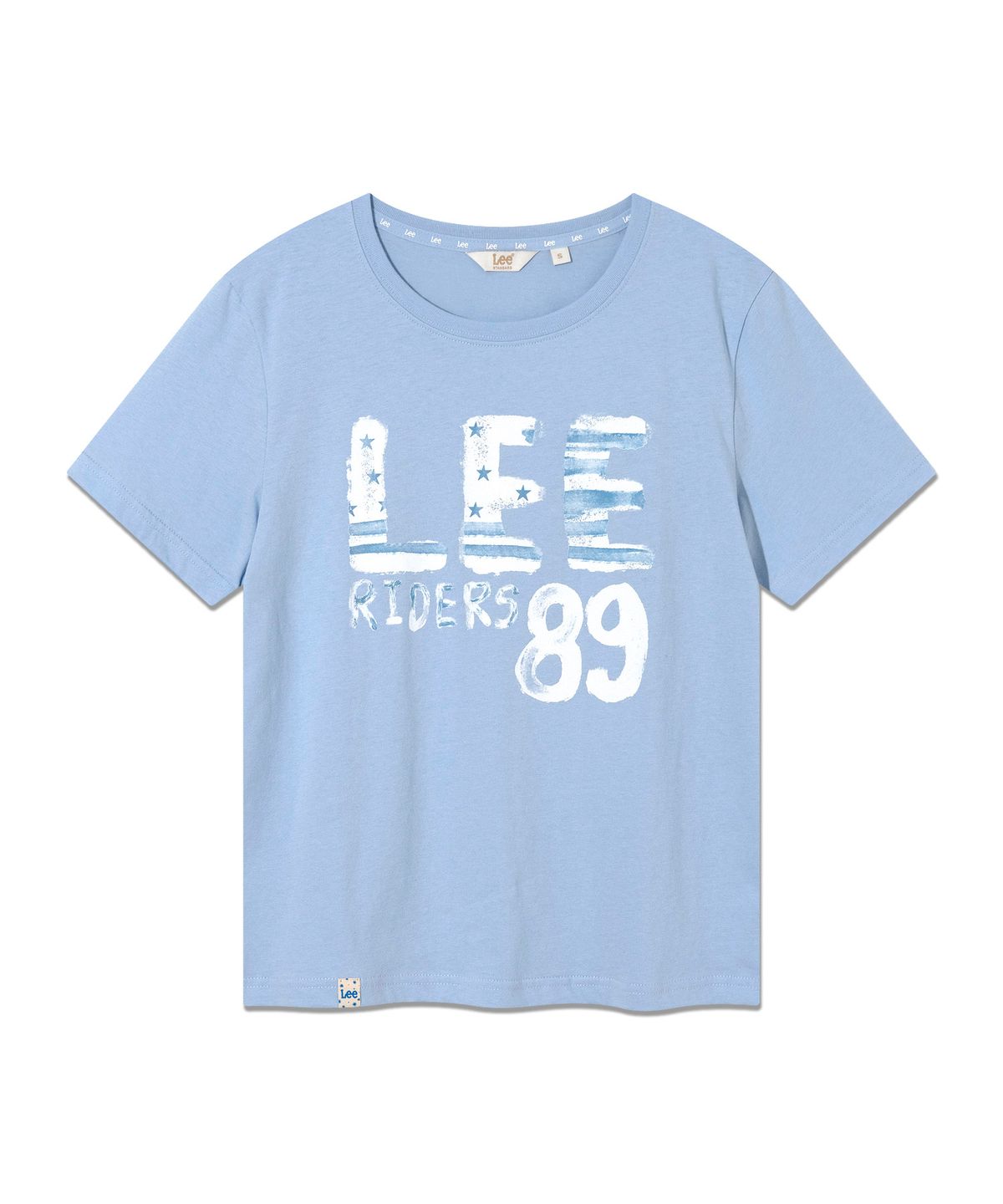 리(LEE) 우먼 아메리칸 타이포 티셔츠 라이트블루