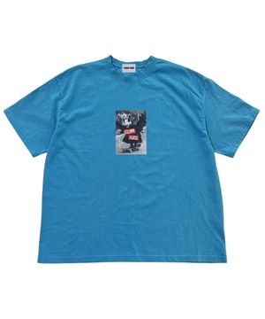 Devil On Wheels T-shirt ((light blue))