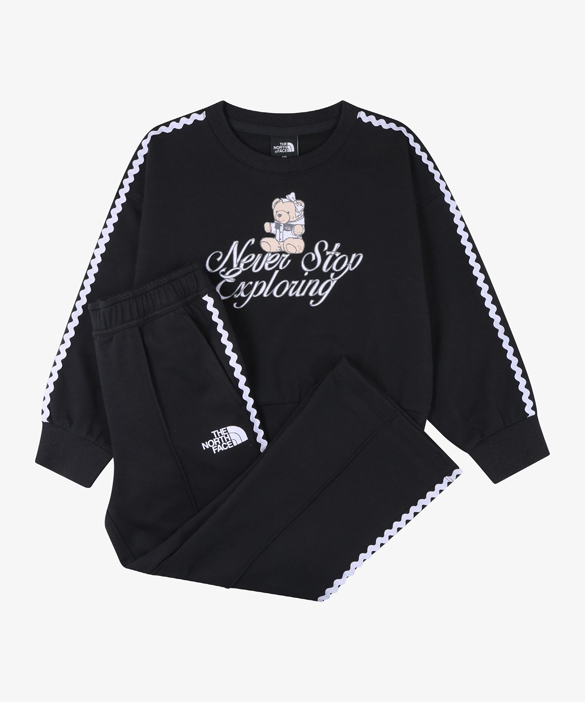 노스페이스 키즈(THE NORTH FACE KIDS) 걸즈 블루시 세트 NM5MS04U_BLK