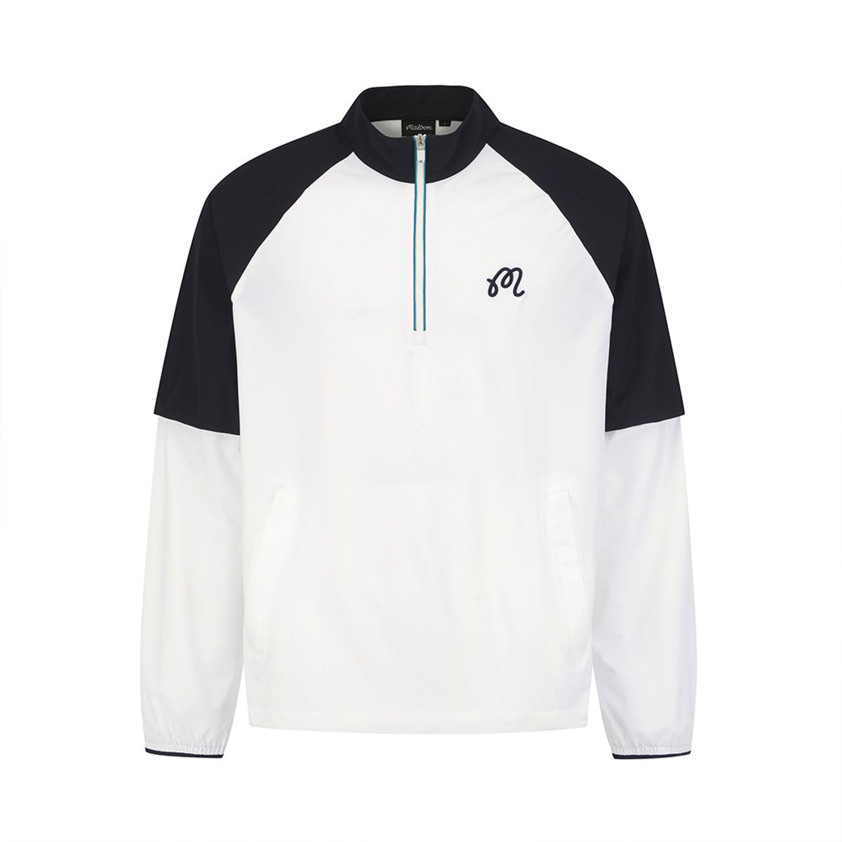 말본 골프(MALBON GOLF) 플레이어 디테쳐블 아노락 OFF WHITE (MAN)
