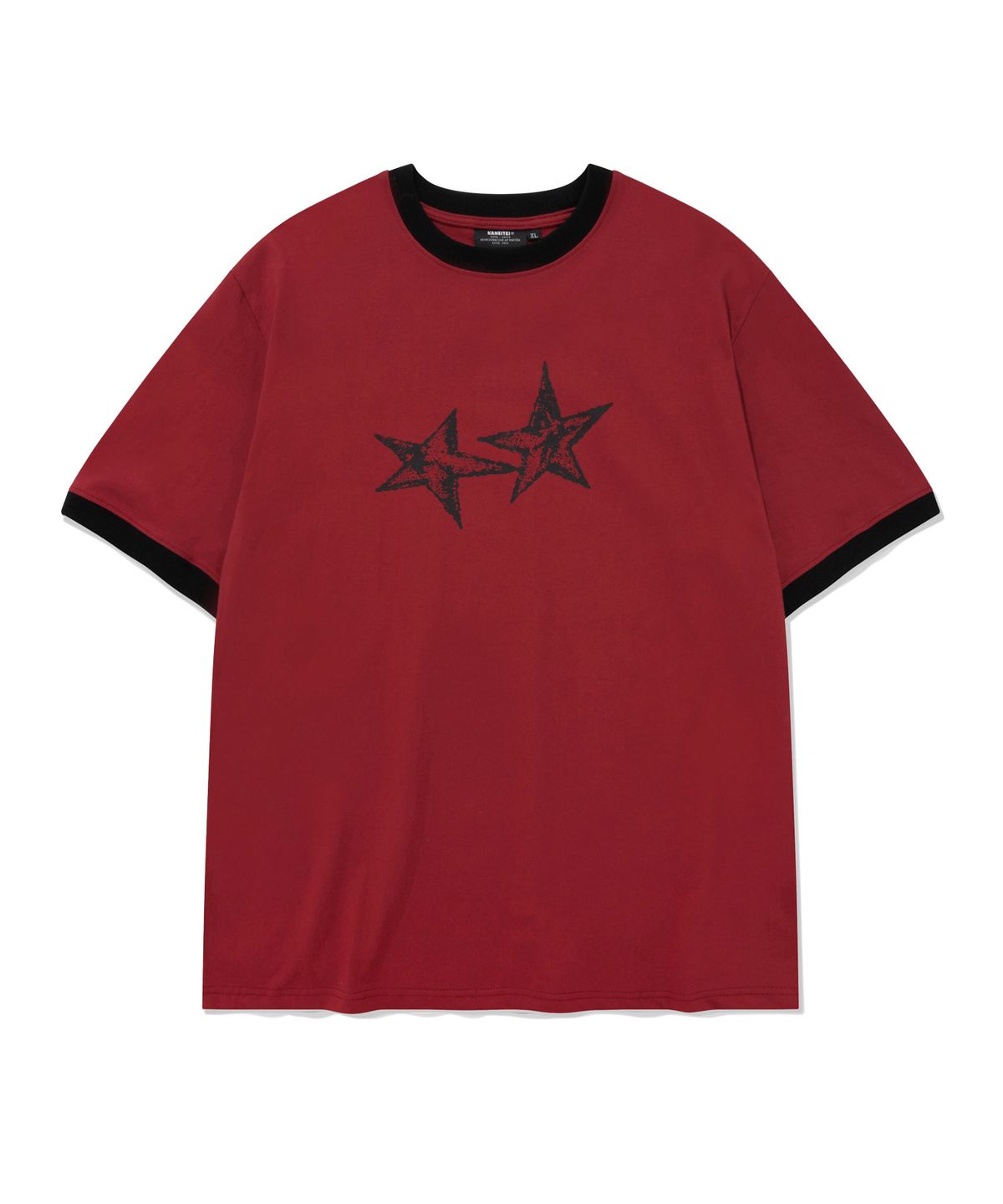 카네이테이(KANEITEI) TWIN STAR RINGER SHORT SLEEVES (RED)