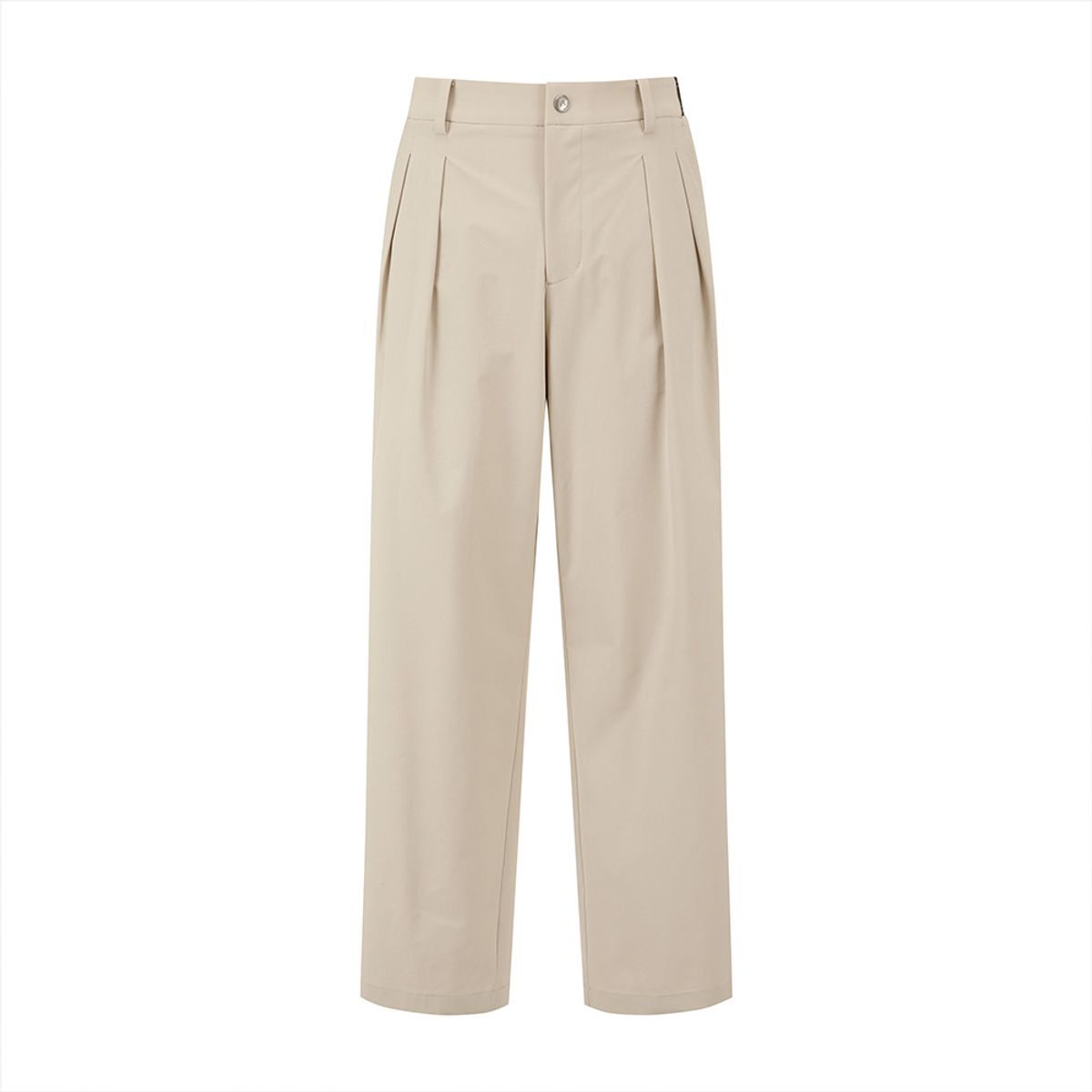 말본 골프(MALBON GOLF) 투턱 세미 와이드 팬츠 LIGHT BEIGE (MAN)