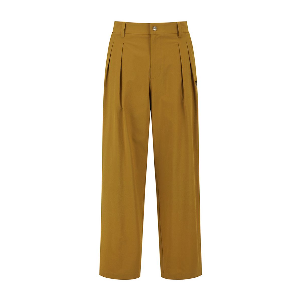말본 골프(MALBON GOLF) 투턱 세미 와이드 팬츠 TAN (MAN)