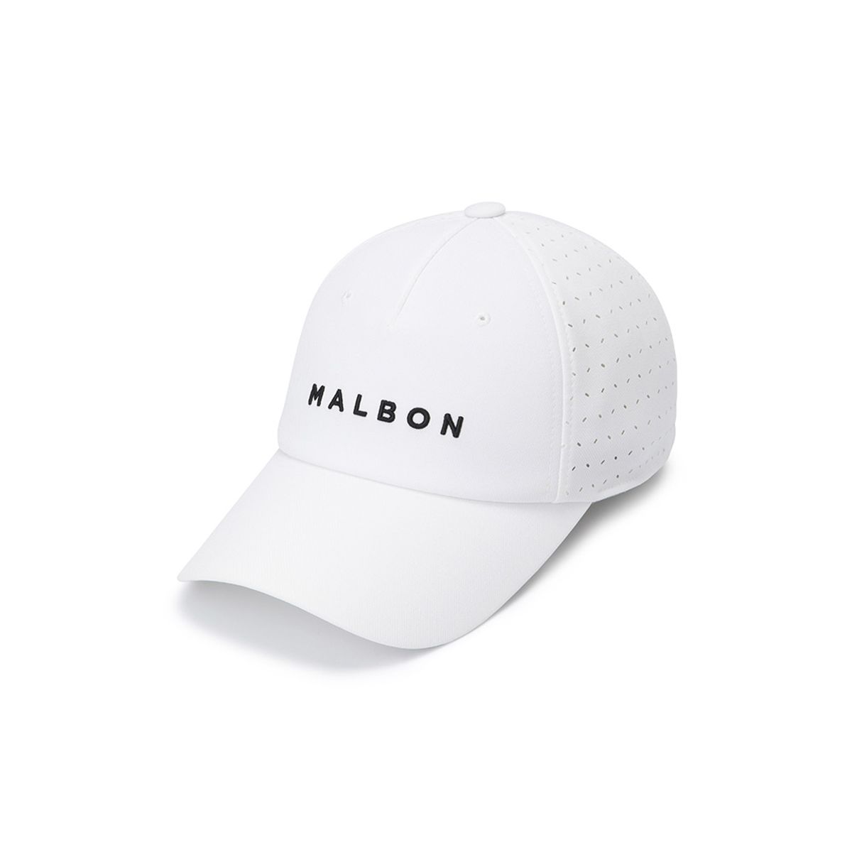 말본 골프(MALBON GOLF) 말본 레터링 타공 볼캡 OFF WHITE