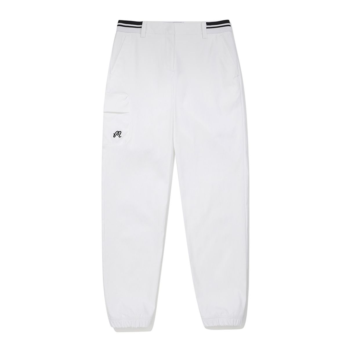 말본 골프(MALBON GOLF) 카고 조거 팬츠 WHITE (WOMAN)