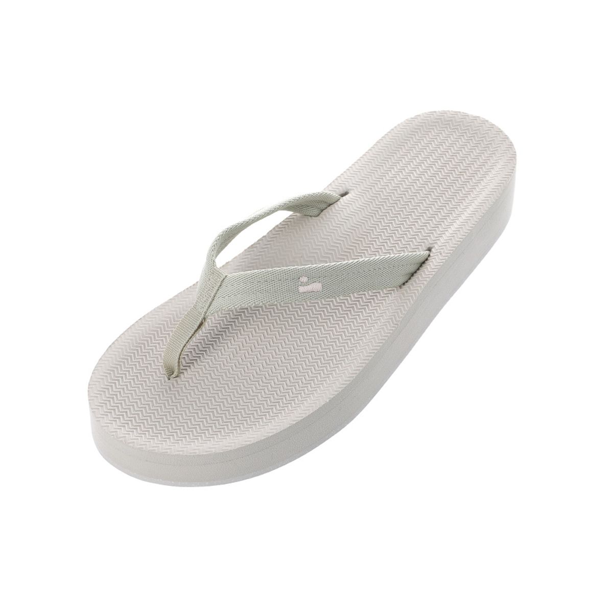 인도솔(INDOSOLE) [WOMEN] 플랫폼 플립플랍 - Sea Salt / Sea Salt 슬리퍼