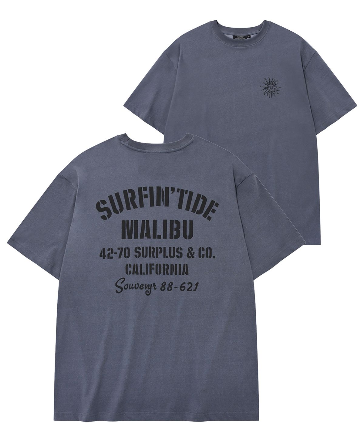 카네이테이(KANEITEI) SULFIN TIDE SHORT SLEEVES (BLUE)